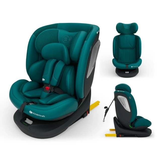 Kinderkraft I-Grow 2 PLUS car seat 40-150 cm GREEN