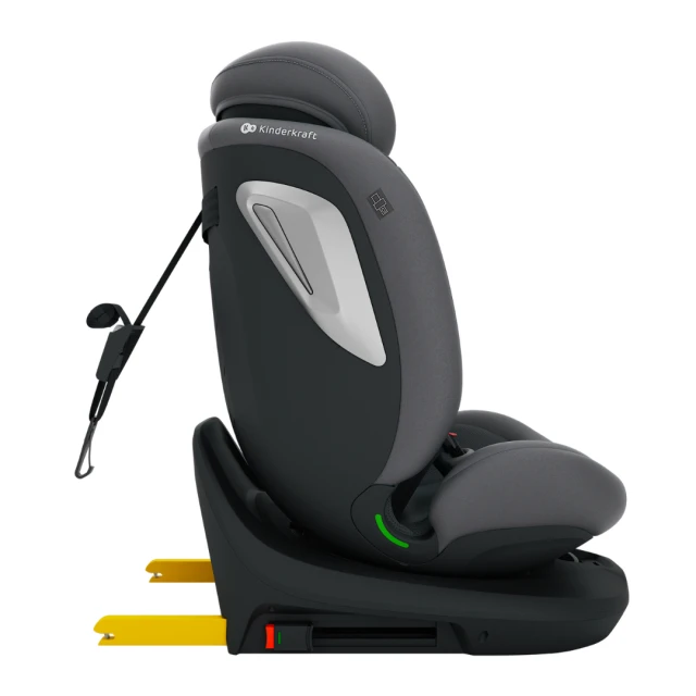 Kinderkraft I-Grow 2 PLUS car seat 40-150 cm GRAY