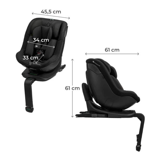 Kinderkraft I-Guard Airflow столче за кола 40-105 cm BLACK