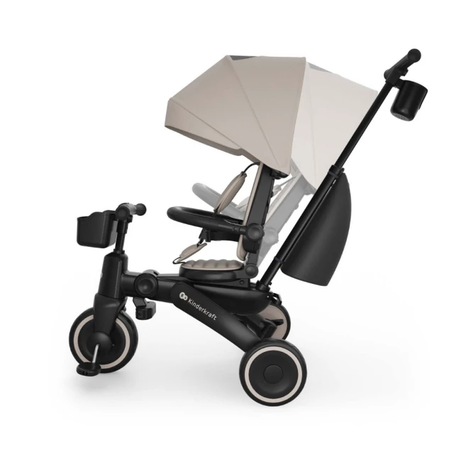 KinderKraft JAZZ 3 folding tricycle BEIGE