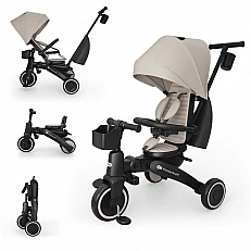 KinderKraft JAZZ 3 сгъваема триколка БЕЖОВА