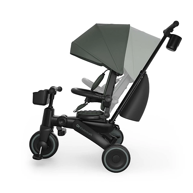KinderKraft JAZZ 3 сгъваема триколка ЗЕЛЕНА
