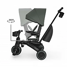 KinderKraft JAZZ 3 сгъваема триколка ЗЕЛЕНА