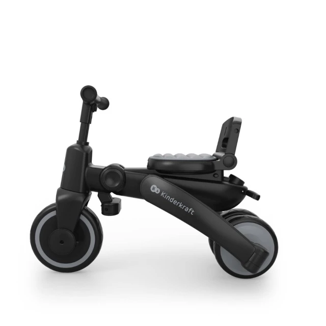 KinderKraft JAZZ 3 сгъваема триколка СИВА