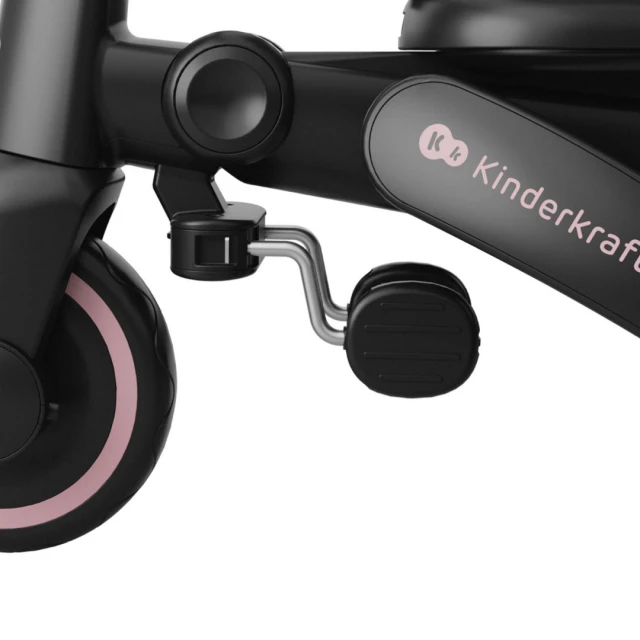 KinderKraft JAZZ 3 folding tricycle PINK