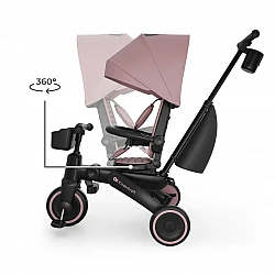 KinderKraft JAZZ 3 сгъваема триколка РОЗОВА