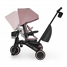 KinderKraft JAZZ 3 сгъваема триколка РОЗОВА
