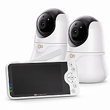 KinderKraft NITEEYE GLOW baby monitor WHITE with 2 cameras