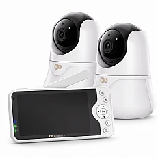 KinderKraft NITEEYE GLOW baby monitor WHITE with 2 cameras