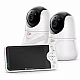 KinderKraft NITEEYE GLOW baby monitor WHITE with 2 cameras
