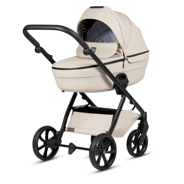 Tutis UNO 6+ Leather baby stroller 2-in-1 151 Latte
