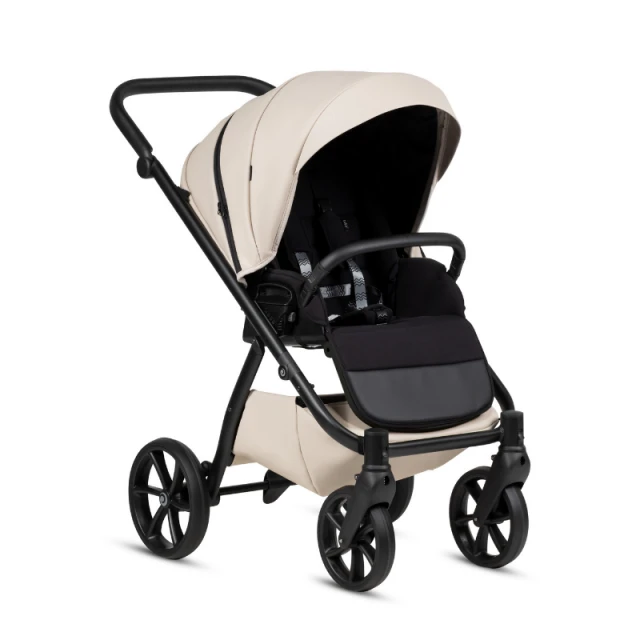 Tutis UNO 6+ Leather baby stroller 2-in-1 151 Latte
