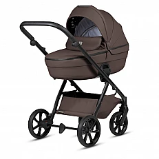 Tutis UNO 6+ Leather baby stroller 2-in-1 177 Cioccolata