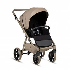 Tutis UNO 6+ Leather baby stroller 2-in-1 185 Nocciola