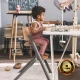 Kinderkraft LIVY high chair + CALMEE lounge chair HAPPY SHAPES
