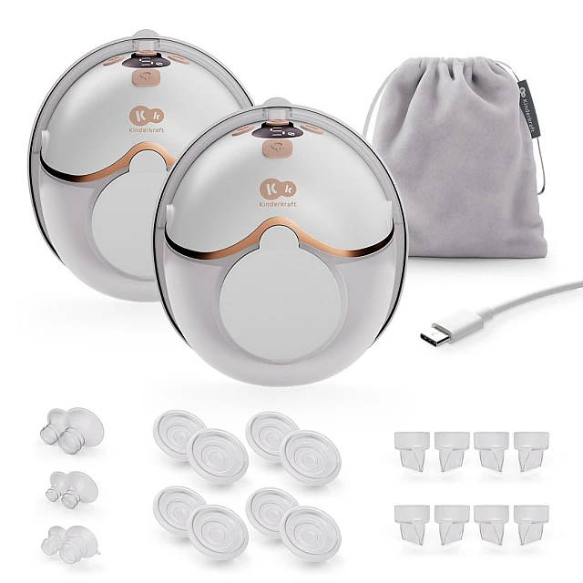 KinderKraft MAMAFLOW DOUBLE double breast pump GOLDEN