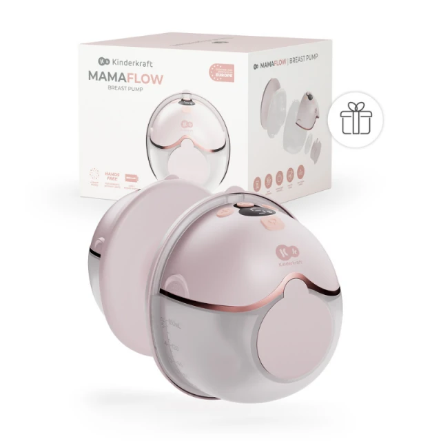 Kinderkraft MAMAFLOW помпа за кърма PINK