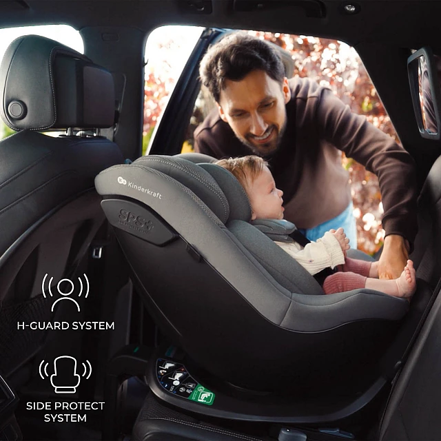 Kinderkraft I-Guard Airflow car seat 40-105 cm GRAY