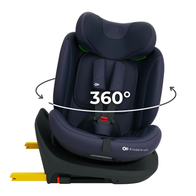 Kinderkraft I-Grow 2 PLUS столче за кола 40-150 cm BLACK