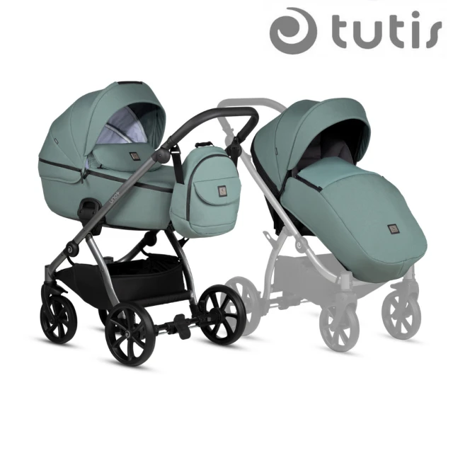 Tutis UNO 5+ 2in1 baby stroller 143 Menta