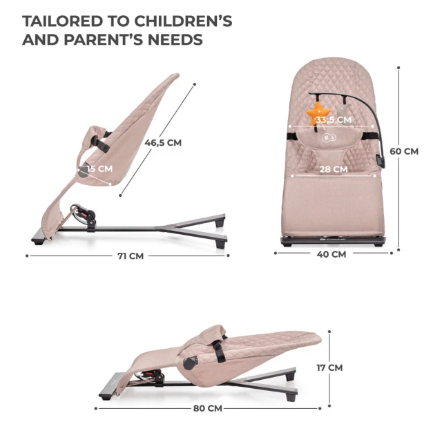 Kinderkraft MIMI lounger BEIGE