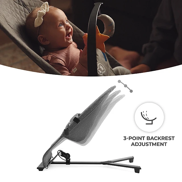 Kinderkraft MIMI шезлонг GREY