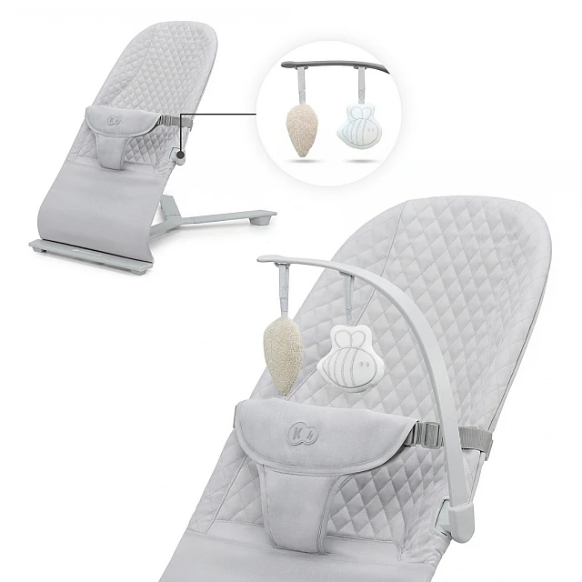 KinderKraft MIMI sun lounger LIGHT GREY