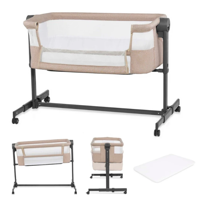 KinderKraft NESTEE UP 2 baby bassinet BEIGE