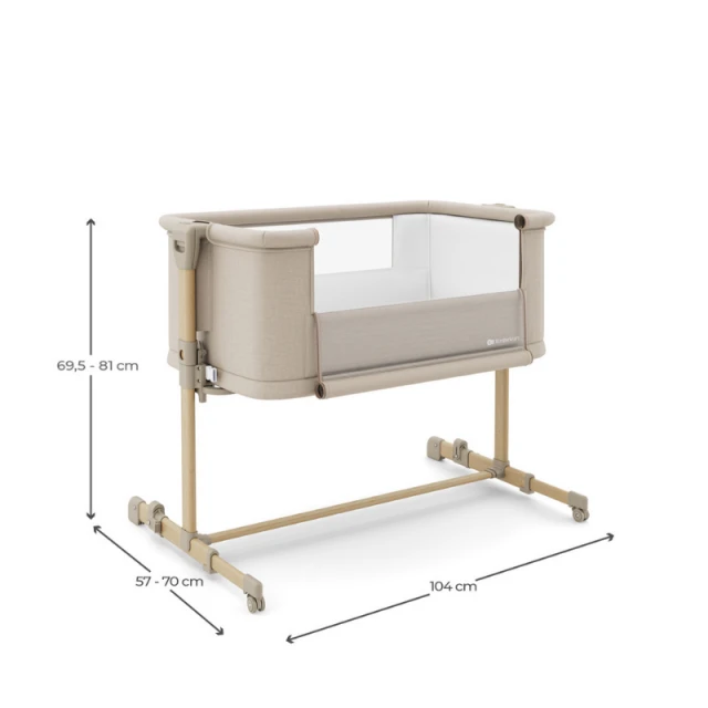 KinderKraft NESTE GROW 2 бебешка кошара BEIGE