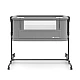 KinderKraft NESTE GROW 2 бебешка кошара DARK GREY