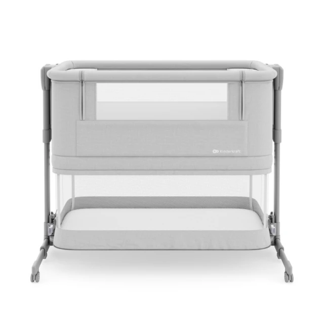 KinderKraft NESTE GROW 2 baby crib LIGHT GRAY