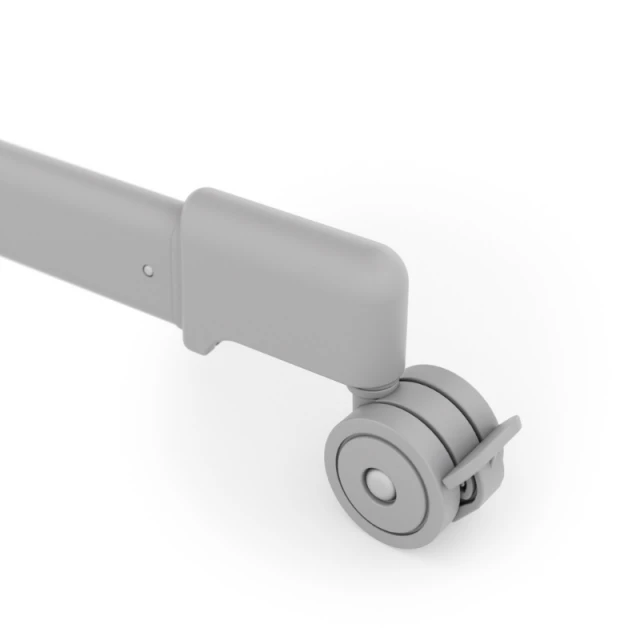 KinderKraft NESTE GROW 2 baby crib LIGHT GRAY