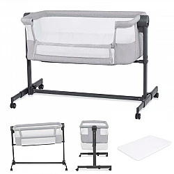 KinderKraft NESTEE UP 2 baby crib GRAY