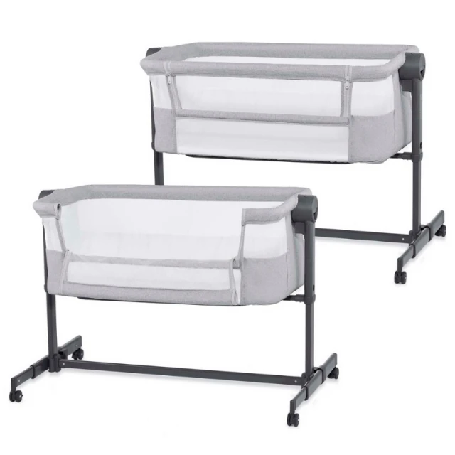 KinderKraft NESTEE UP 2 baby crib GRAY