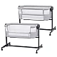 KinderKraft NESTEE UP 2 baby crib GRAY