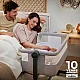 KinderKraft NESTEE UP 2 baby crib GRAY