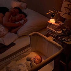 KinderKraft NITEEYE GLOW baby monitor WHITE with 2 cameras
