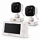 KinderKraft NITEEYE TRAVEL baby monitor WHITE with 2 cameras