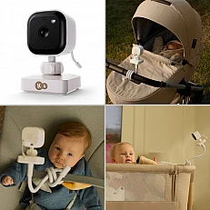 KinderKraft NITEEYE TRAVEL baby monitor WHITE with 2 cameras