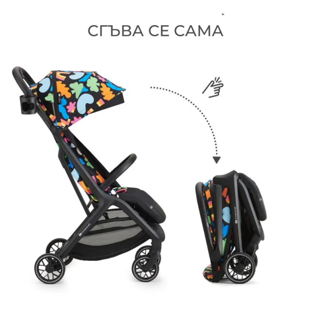 Kinderkraft NUBI 2 baby stroller HAPPY SHAPES