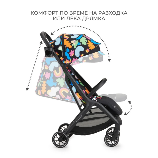 Kinderkraft NUBI 2 baby stroller HAPPY SHAPES