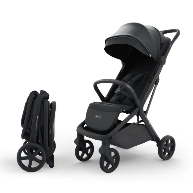 Kinderkraft NUBI 3 бебешка количка MIDNIGHT BLACK