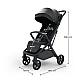 Kinderkraft NUBI 3 бебешка количка MIDNIGHT BLACK