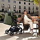 Kinderkraft NUBI 3 baby stroller MYSTIC GREEN