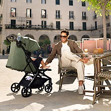 Kinderkraft NUBI 3 baby stroller MYSTIC GREEN