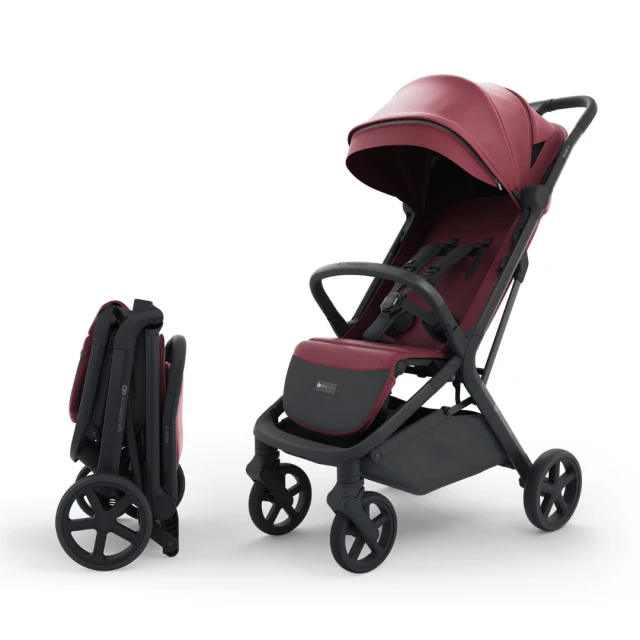 Kinderkraft NUBI 3 baby stroller DARK RUBY