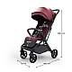 Kinderkraft NUBI 3 baby stroller DARK RUBY