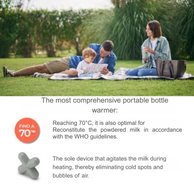 1164 Nuvita Portable Bottle Warmer MIX70