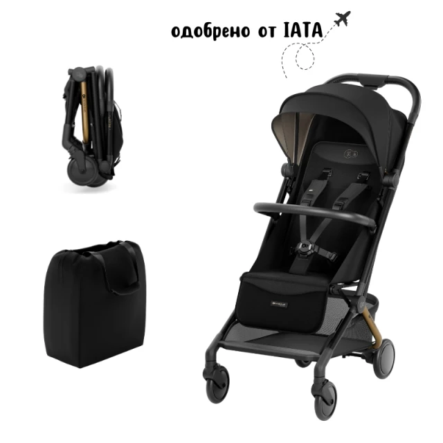 KinderKraft PILOT 2 baby stroller MIDNIGHT BLACK
