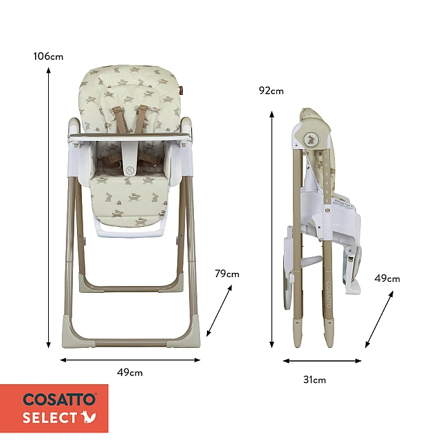 Cosatto CT5977 PIP 0+ CHERRY PIE high chair
